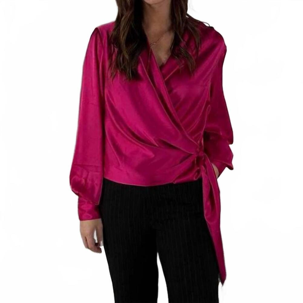 NEW KARMAMIA ines blouse in rose violet